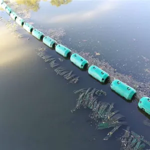 挂网漂浮筒拦污栅 水上漂浮物拦截浮筒