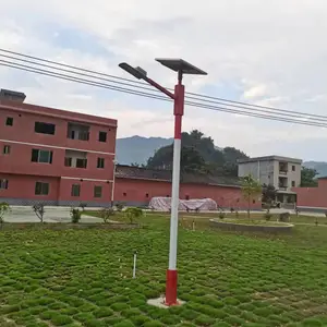 太阳能路灯厂家庭院公园高杆简约现代中式新农村工程户外照明定制工厂直销
