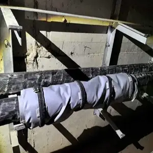 高温区电缆铺设防火防爆电缆包覆片 电缆中间接头防火防爆包覆片