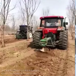 植树挖坑机 挖塘机 拖拉机挖坑机 厂家合作 挖坑效果好 地钻机