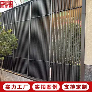 仿古铝窗花防盗网 建筑建材复古铝管花格街道改造铝格栅