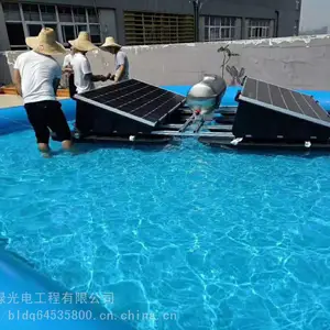 太阳能推流曝气机+射流一体机,太阳能曝气机,河道治理设备