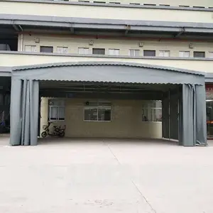 温州定制推拉雨棚 推拉蓬 活动遮阳挡雨伸缩式帐篷 手动推拉雨棚