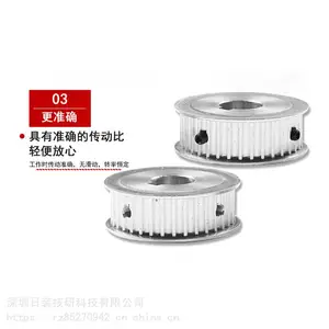 同步带轮5M 20齿孔5-20皮带轮套装组合带宽15mm现货铝合金 同步轮