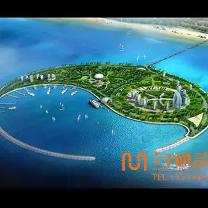 长沙建筑外观效果图 广场景观效果图 鸟瞰图