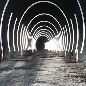 高速公路隧道反光环矿洞口交通防撞警示贴弧形反光圈