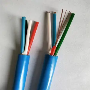 通讯电缆2x2x7/0.43 MHYV电缆 蓝色外皮 煤矿井下阻燃电缆