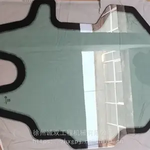 柳工CLG385B 柳工CLG365滑移装载机前门玻璃 前挡风玻璃 混合刷片