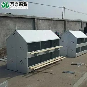 供应万兴畜牧产蛋箱 多穴鸡下蛋窝 鸡舍产蛋箱