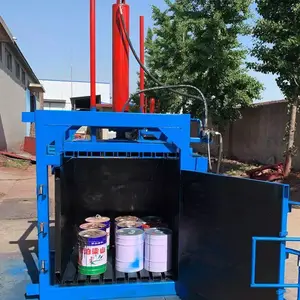 自动翻包液压打包机 60吨废品废料液压打包机价格 下脚料压块打包机