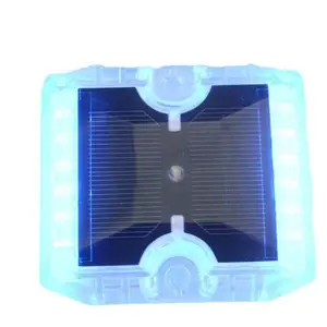 创安达塑料蝴蝶型道钉灯防水安全灯 耐温太阳能pc道钉Led