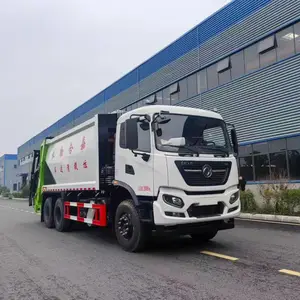东风天锦后双桥22方压缩垃圾车 环卫垃圾处理车
