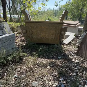 厂家定制***祠堂大门口景区长方形正方形圆形三足四足石鼎香炉