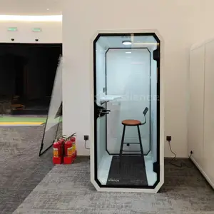 单人办公室电话间隔音房家用练歌房移动直播间录音棚静音舱电竞仓