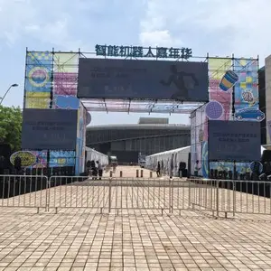 大连防爆铁马出租公司 临时围挡 防爆护栏 1.2米高 道路施工 包运输