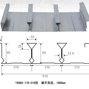 供应YXB65-170-510型楼承板