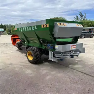 雷创机械 农用田地撒粪车 拖拉机悬挂6方有机肥料撒肥车