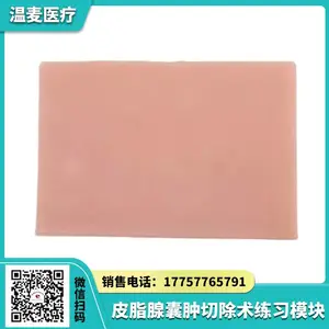 温麦医疗 皮脂腺囊肿切除术练习模块 临床专科技能训练模型 手术教具
