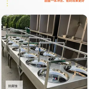 家用商用圆盘豆皮机不锈钢蒸汽创业型腐竹生产线