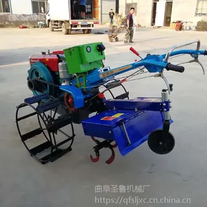 手扶车旋耕机 低价直销12马力柴油式起垄旋耕机