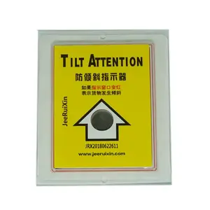 TILT ATTENTION防倾斜标签木箱包装出口运输监测指示器