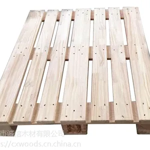 江阴木材厂进口实木木托高品质非标二面进叉可熏蒸木托盘厂家定制