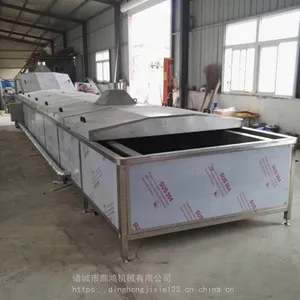 豆角杀青机 西蓝花杀青流水线 菜花漂烫机 果蔬加工设备