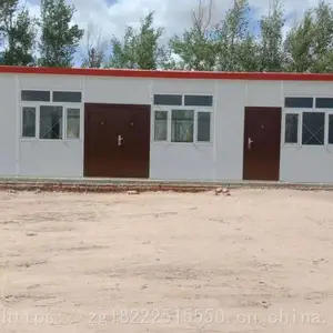 玻璃幕集装箱房厂家出售 二层打包箱房安装 批发活动房