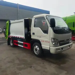 福田小卡之星5方压缩垃圾车 可上蓝牌不超重的生活垃圾车