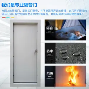 声盾隔音防火钢制烤漆录音棚机房学校琴房电视台电影院演播厅剧院酒吧KTV隔音门防火隔声门GYM-001