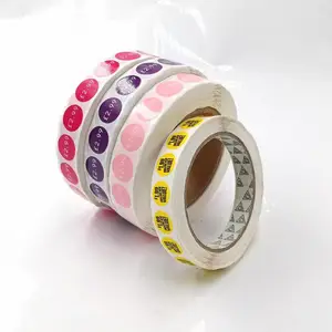 20x20mm圆形贴 防水防油高清印刷铜版纸不干胶标签