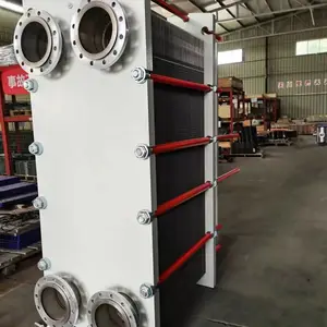 污水高盐废水厨余垃圾渗滤液耐腐蚀316L不锈钢钛板可拆板式换热器