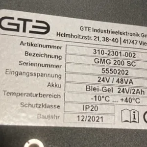 ���ƹ�Ӧ GTE Industrieelektronik ����Ħ�������� GMG200����Ħ��������