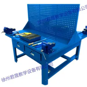 供应君晟JS-QG2型双面豪华钳工实训台（四工位） 钳工台
