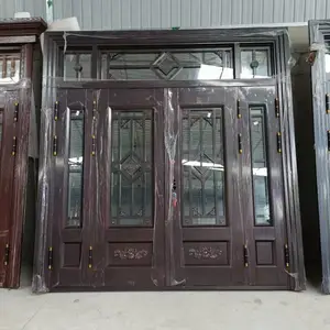 河北门窗定制 仿铜门 仿铜质 庭院适用仿铜推拉门