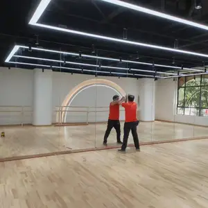 广州天河街舞工作室玻璃镜定制安装