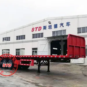 40英尺3轴平板半挂车
