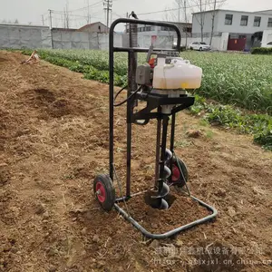 佳鑫拖拉机后置挖坑机 汽油钻眼机价格