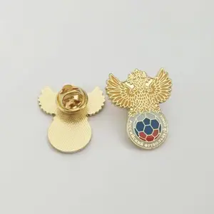 深圳锌合金烤漆徽章生产各种金属胸牌胸章定制