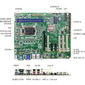 �п�ATX-788��������10/11��i3/i5/i7/i9������ATX��ҵ���幤�ػ�����