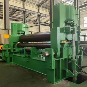 海特机床W11S-20X2500液压三辊卷板机大型上辊万能式卷圆机
