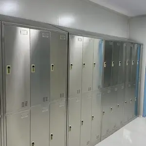 304不锈钢更衣柜车间员工更衣柜食品厂净化车间换衣柜家用储物柜
