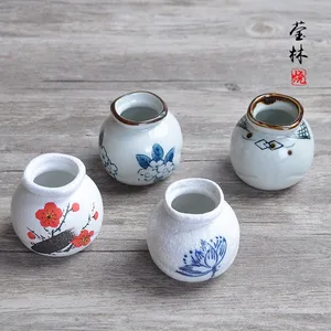 日式陶瓷牙签筒牙签盒创意 牙签罐 调味瓶 摆件小瓶子饭店餐具