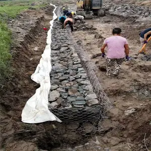 铅丝石笼网垫 包塑石笼网