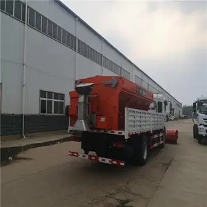 供应宁夏东风天锦国六新型除雪车 融雪撒布机 除雪铲 除雪设备