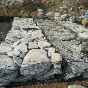 6x2X0.3米镀高尔凡双隔板雷诺护垫护岸 格宾护脚