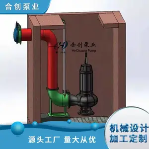 潜水排污泵 防爆 结构紧凑 占地面积较小 合创泵业