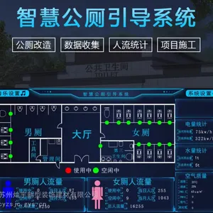 智慧公厕系统|有人无人报警空气监测消毒新风改造苏 州仁为智控