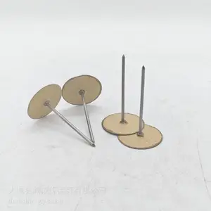 风管焊钉带绝缘贴纸 金属风管保温固定钉厂家