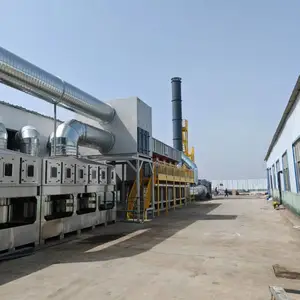 PP卧式喷淋塔废气处理设备方形除臭净化塔洗涤酸雾工业除尘设备